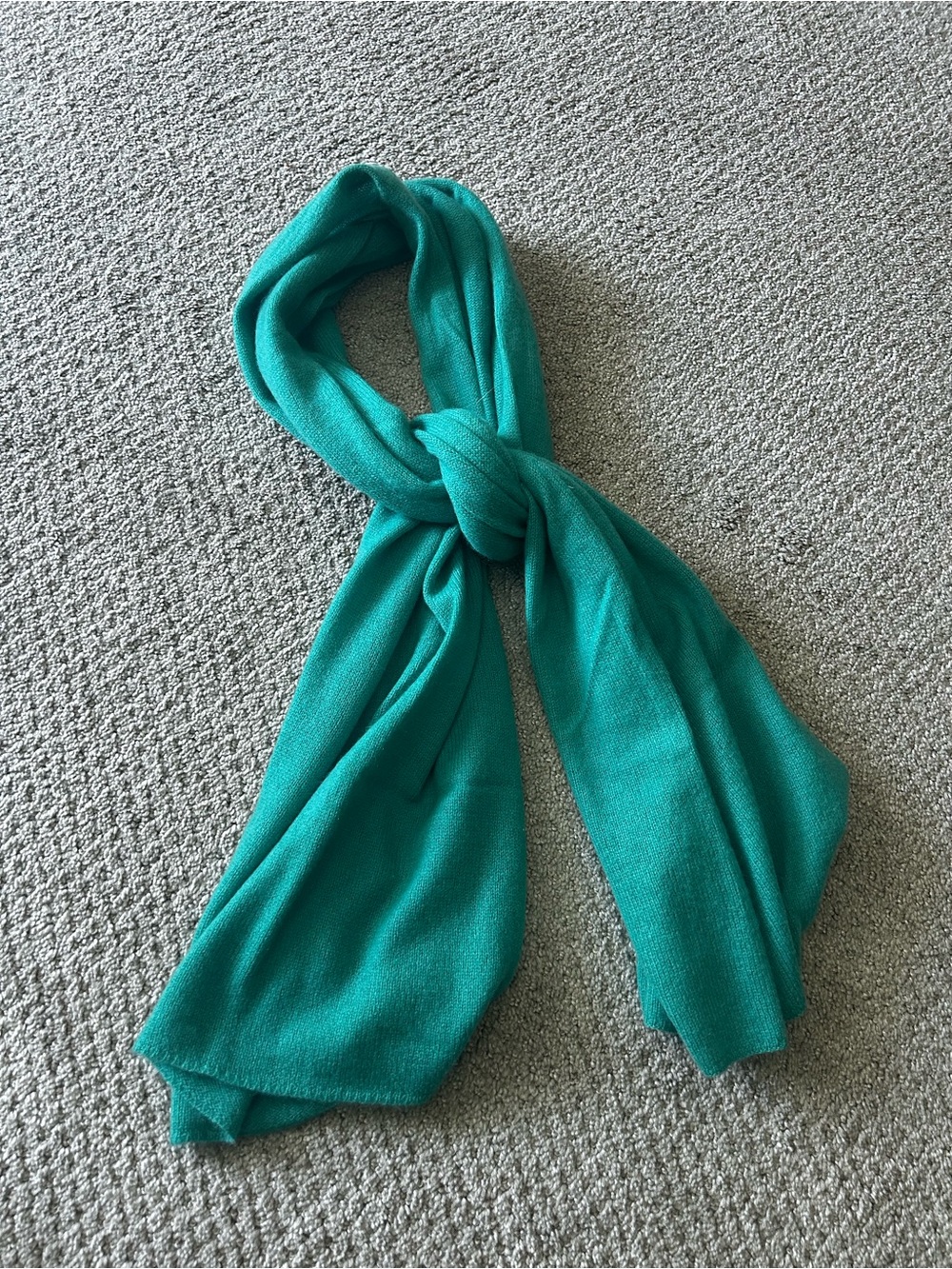 Women's Teal Cashmere Scarf